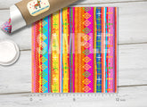 Ethnic Tribal boho  Patterned HTV 128